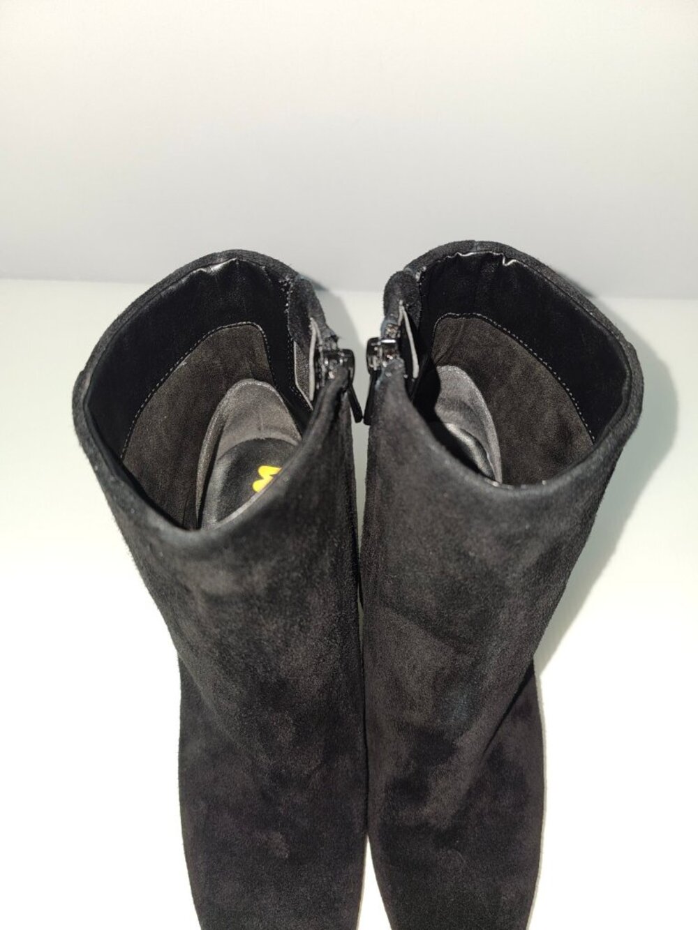 Sam Edelman Saige Ankle Bootie Womens 8 Black Suede Block Heel Pointed Toe - Picture 10 of 16